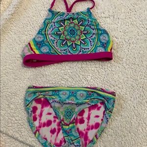 Girls bathing suit reversible